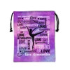 Gymnastics Grip Bag Small Purple Drawing Bag Gym Storage Pouch