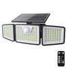 daphino Solar Lights Outdoor 2500LM Motion Sensor Outdoor Lights,3 Head