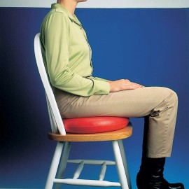 Carex Inflatable Donut Cushion - For Tailbone Pain Hemorrhoids Sciatica - R