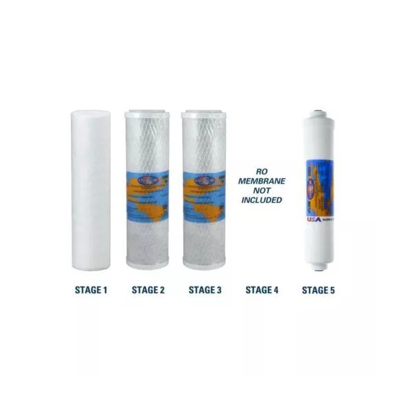 ESP Water Products TGIWIN545P Compatible RO Filter Kit (Membrane Sold