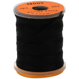Black Fly Tying Thread,Fly Tying Thread Fishing Accessories Flies Tying Thread Material Fluorescent 100Yard 200D Bass Fishing Hook Line Fly Tying MaterialsBaits & Accessories ﻿
