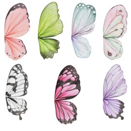 Aiouclay 56 Sheets butterfly bouquet Gift Wrap for Floral Arrangements, Decorative Bouquet Accessories for Wedding Birthday DIY Crafts, Flower Shop & Home Decor (22x20 In) (Rainbow)