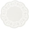 Rayher 59225102 Lace Paper Set: Round, Self-Service Bag, 60 Pieces,