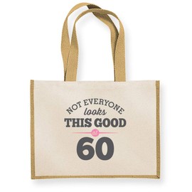 60th Birthday Keepsake, lovely Gift, Gifts For Her, Novelty Gift – Ladies Gifts, Birthday Gift, Female, Free, Women, Shopping Bag, Gift Bag, Gift Idea