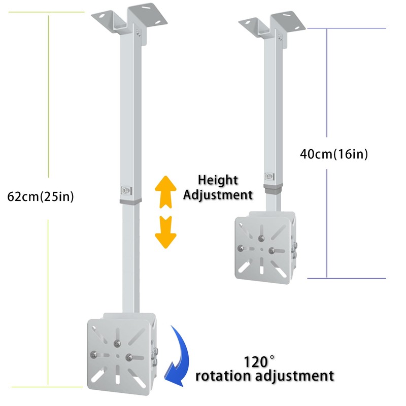 YSTEROKS 3D Holographic Fan Display Bracket Adjustable Ceiling Bracket for