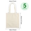 CHRORINE Cotton Canvas Tote Bags Reusable Grocery Shopping Bags，for DIY