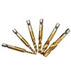 Bestgle Tap Drill Set, Hexagonal Shaft Woodworking Drill Set, 6