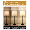 Briignite 3 Way LED Light Bulbs, 4 Pack, Soft White