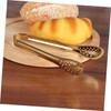 Mikinona 4 Pack 15cm Stainless Steel Food Serving Tongs Ice
