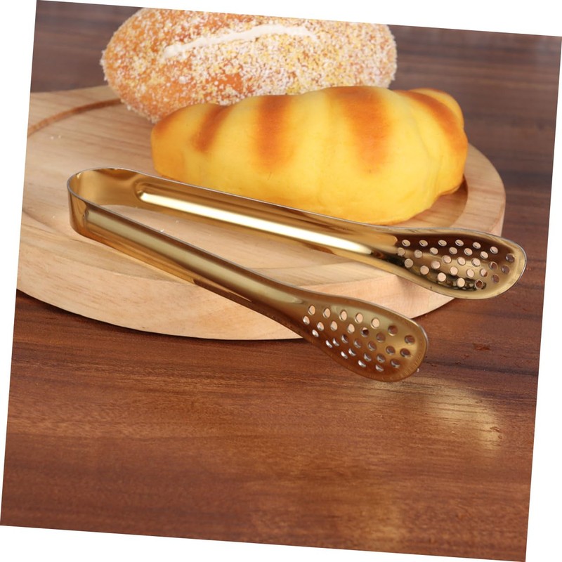 Mikinona 4 Pack 15cm Stainless Steel Food Serving Tongs Ice