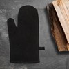 achilles Fireplace Glove with Thermal Insulation, Leather Oven Glove, Barbecue