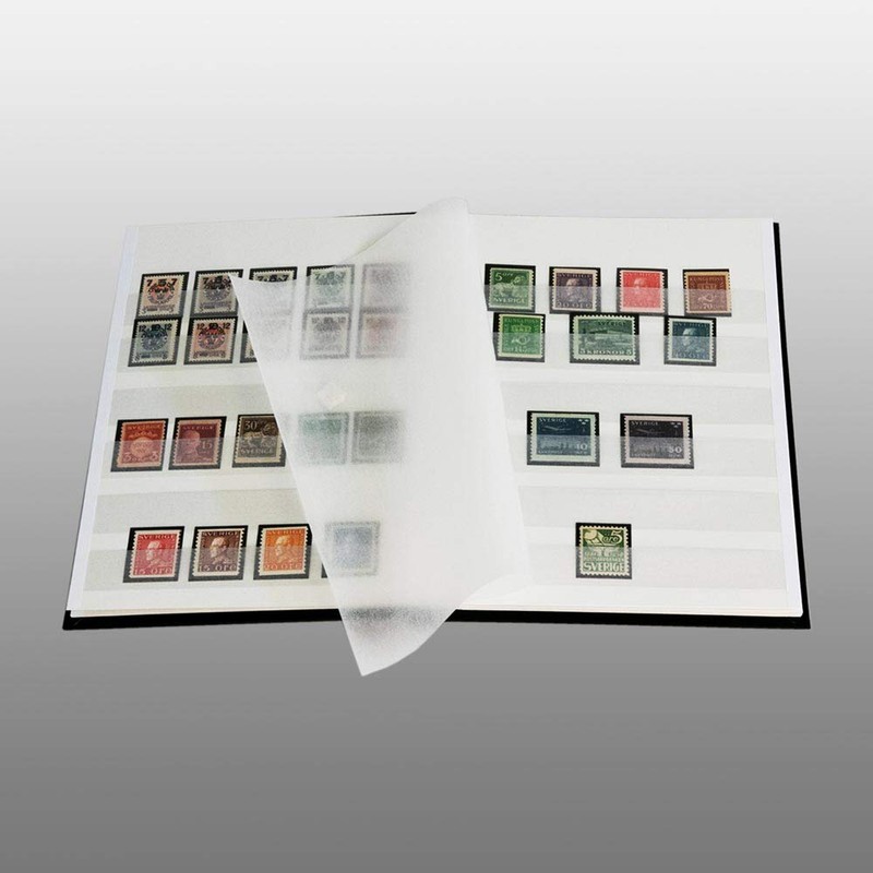 Prophila 16 White Pages A5 Stamp Pocket Book Brown Cover