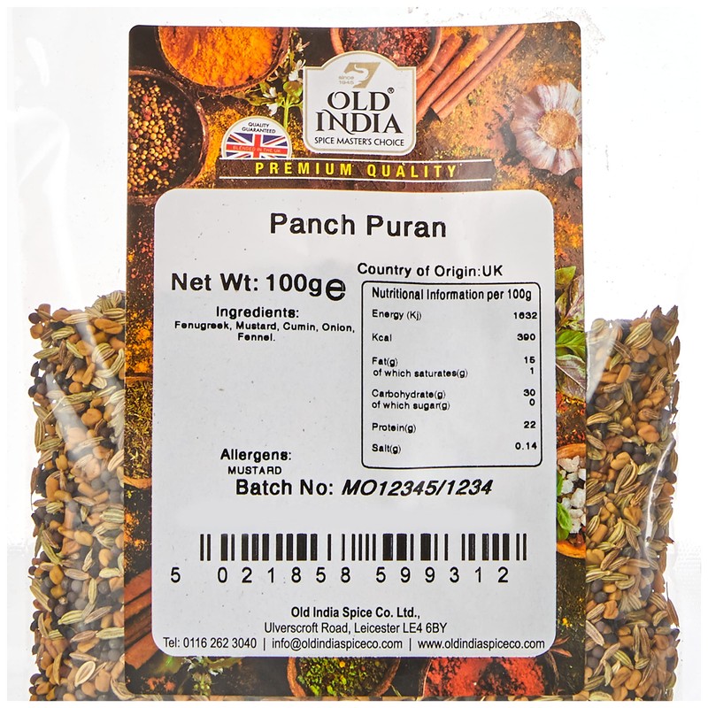 Old India Panch Puran 100g