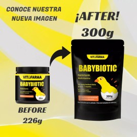 Vitofarma Probiotics and Vitamins For Chicks - 300g Powder Probióticos Para Pollitos