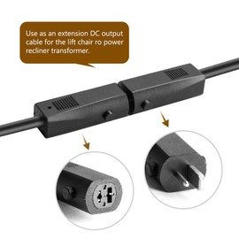 TAIFU 29V/24V 2A Power Supply for OKIN MC125 LazyBoy Limoss Tranquil Ease Kaidi Deck Chair Lift Chair OKIN Limousines Electric Recliner Sofa HWX-A290010-A KDDY008B KDDY008C Charger Charging Cable