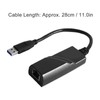 USB3.0 to Gigabit Ethernet Adapter 10/100/1000Mbps Plug and Play USB