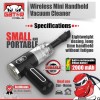 Gator Cable Cordless Handheld Vacuum Cleaner Small Mini Portable Car