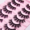 AKARA Natural Eyelashes, 7 Pairs, 3D False Eyelashes, Fake Lashes,