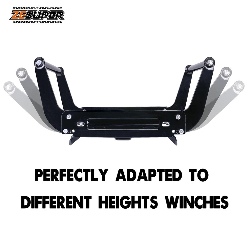 ZESUPER Cradle Winch Mounting Plate for Recovery Winches 8000 lb-13000