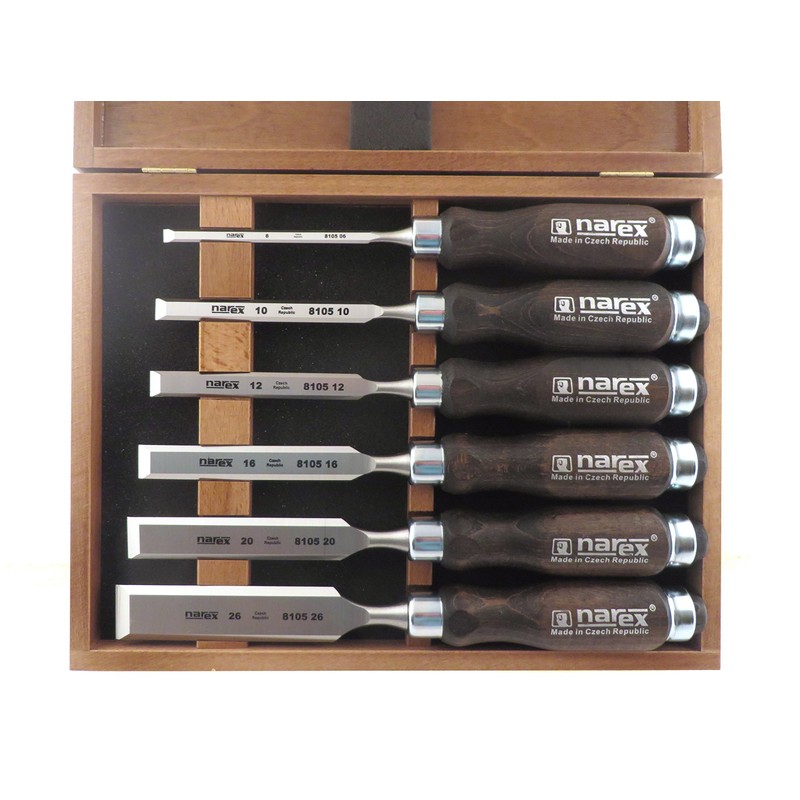 Narex 6 pc Set 6 mm (1/4), 10 (3/8), 12