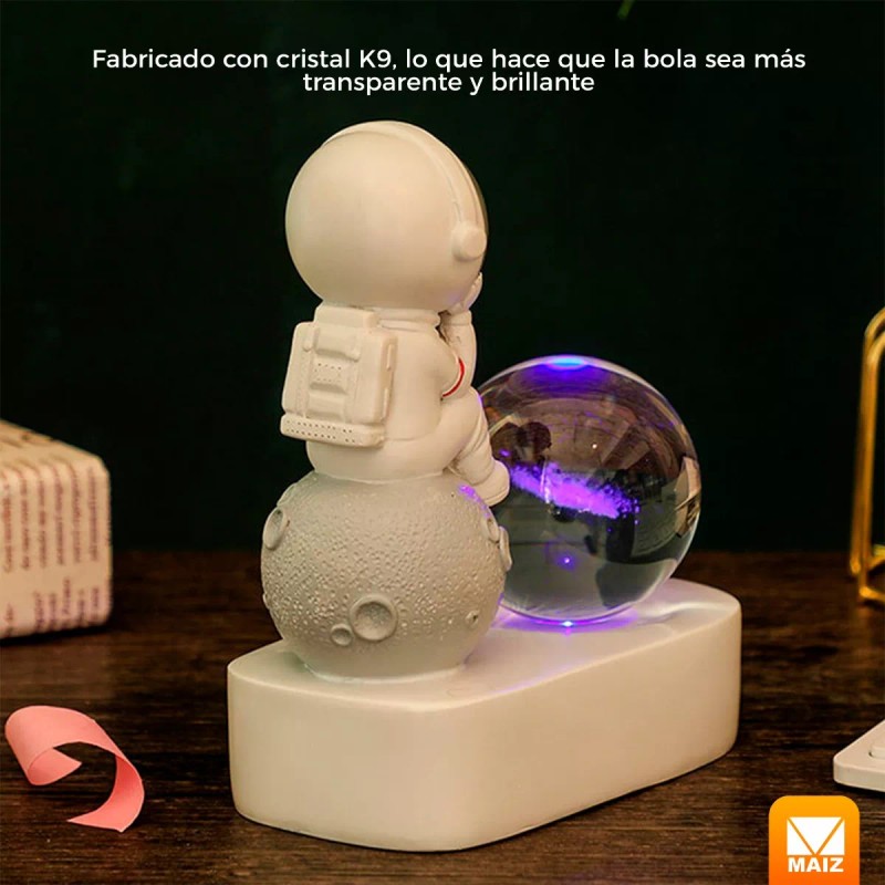 Maíz Lampara Astronauta Galaxia Led Escritorio Mesa Decoracion