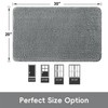 OLANLY Indoor Door Mat, 20"x30" Non-Slip Absorbent, Mud Mat for
