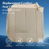 GXARTS Driver and Passenger Side Bottom Replacement Leather Seat Cover
