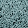 Voice7 Tasselled Duck Egg Round Bath Mat 100% Cotton, Non-Slip