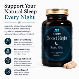 Goodnight Sleep & Stress Relief | Ashwagandha, L-Theanine & Reishi