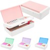 SFLHHDM Pencil Box for Office Supplies Storage Organizer, Double Layer
