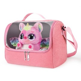 Carry Bag Compatible with Hatchimals Alive Mystery Hatch, Suitable for Pufficorn, Draggle, Tigrette (Pink)