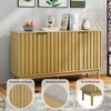 Otterease Buffet Cabinet with Storage, Sideboard Cabinet with Fluted Door,