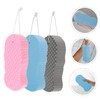 NOLITOY Lightweight Baby Bath Sponges 3 Pack Scrubbers for Boys