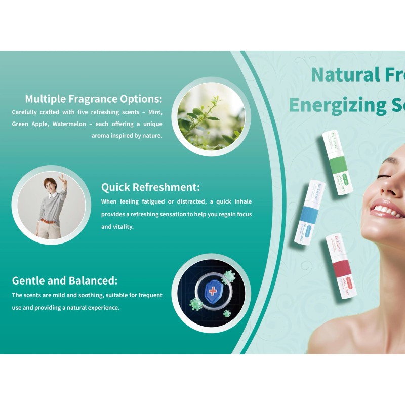 Nasal Stick 3pcs pack for refreshing and fluent experience