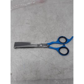 Unbranded Professional 6.75" Straight Razor Salon Scissors – Blue & Black Handle Hair Cutt