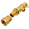 LIUCOGXI 1/2 Inch Brass Float Valve Water Valve with Adapter