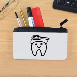 Azeeda 'Tooth & Brush' Pencil Case (PC00032300)