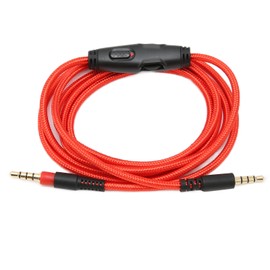 Headphone Audio Cable 3.5mm Male to Male Replacement Headphone Audio Cable for HyperX Cloud