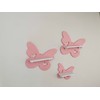 PsGreen Set of 3 Butterfly Pink Suitable for Toniebox Tonie