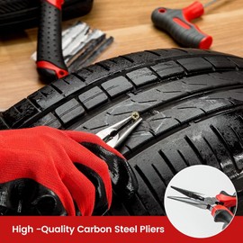 DETAILING GARAGE Tyre Repair Kit - Car Puncture Repair Kit - The Ideal Puncture Repair Solution for Cars, Motorcycles, Trucks and Vans - 20 Strips and Storage Case