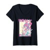 Womens Kawaii Candycore Adorable Anime Girl V-Neck T-Shirt