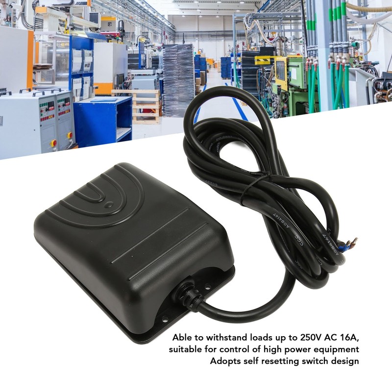 Foot Switch 16A AC High Power Self Resetting Waterproof Single