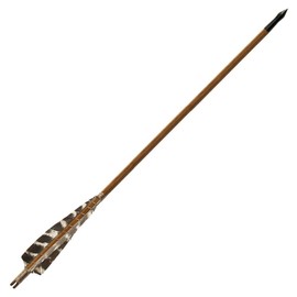 Battle Merchant Medieval Practice Arrow, 11/32, 30 Inch Medieval Longbow Wooden Arrow Viking