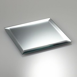 Eastland® 5" Square Beveled Centerpiece Table Mirror Set of 12