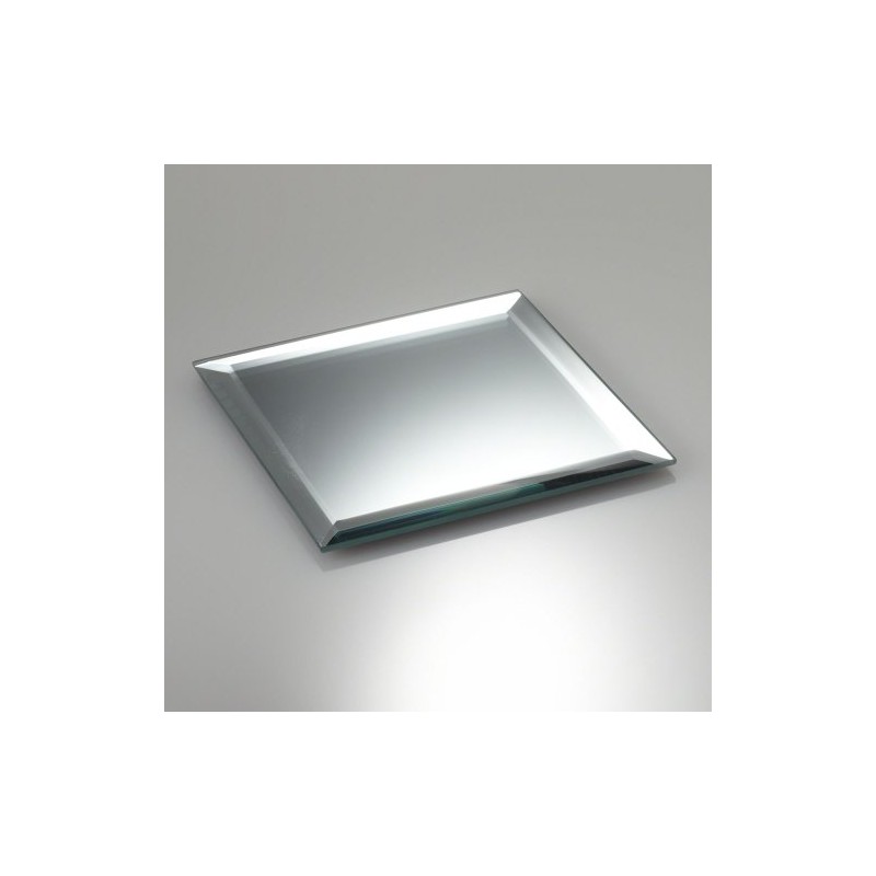 Eastland® 5" Square Beveled Centerpiece Table Mirror Set of 12