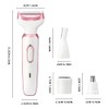 RUIM Women's Razors for Shaving 4-in-1 Facial Razor Ladies Electric