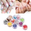 YesLady Nail Art Charms Sequins Heart Flash Nail Face Eyeliner