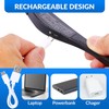 YOCTOSUN Rechargeable Magnifying Glasses, Head Magnifier Glasses with 2 LED