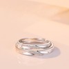 [Nicoiro] Pair Ring, Stardust Processing, Mobius Design, Couple, Matching Ring,