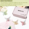 4 Pcs Butterfly Hair Clips Gradient color